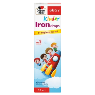 Doppelherz aktiv Iron drops front view