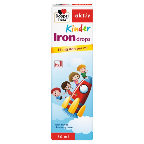 Doppelherz aktiv Iron drops front view
