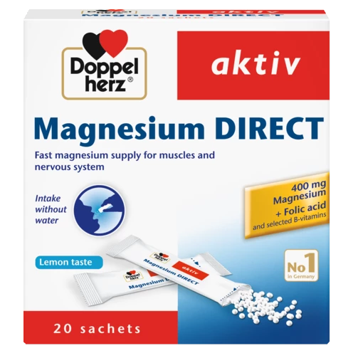 Doppelherz aktiv Magnesium DIRECT front view