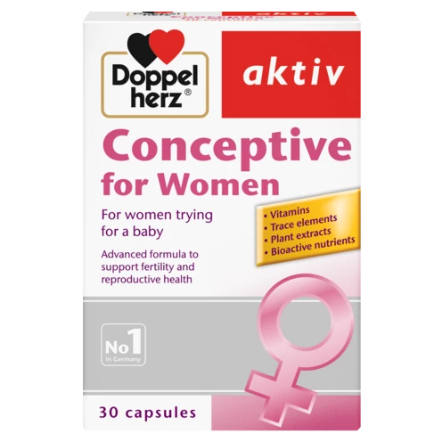 Doppelherz aktiv Conceptive for Women front view