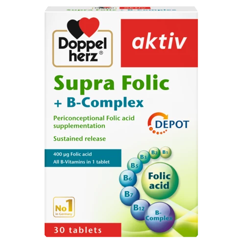 Doppelherz aktiv Supra Folic front view