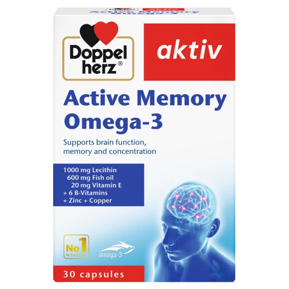 Doppelherz aktiv Active Memory Omega-3 front view