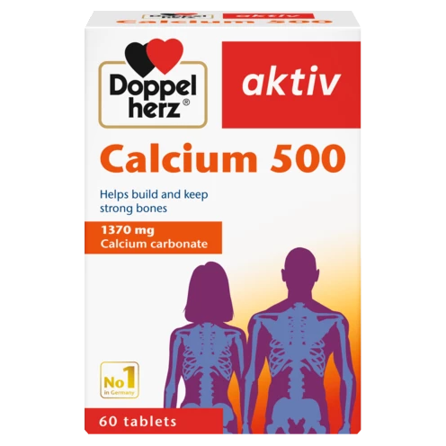 Doppelherz aktiv Calcium 500 front view