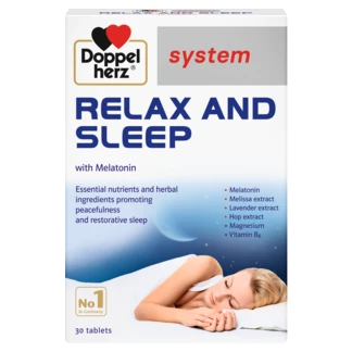 Doppelherz system Relax and Sleep front view