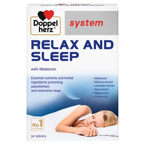 Doppelherz system Relax and Sleep front view