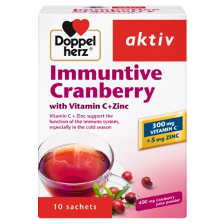 Doppelherz aktiv Immuntive Cranberry front view