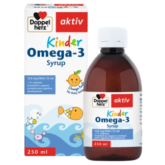 Doppelherz aktiv Omega-3 Syrup front view