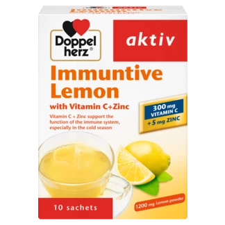 Doppelherz aktiv Immuntive Lemon front view