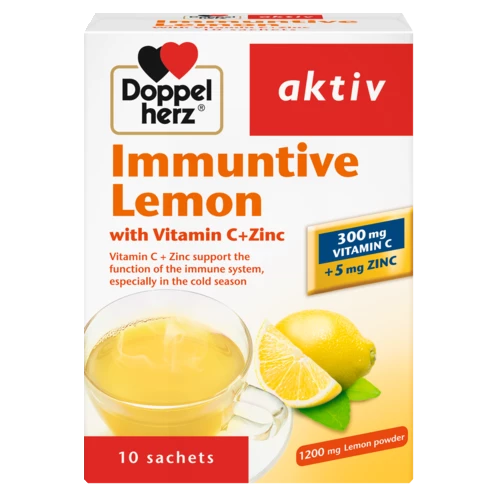 Doppelherz aktiv Immuntive Lemon front view